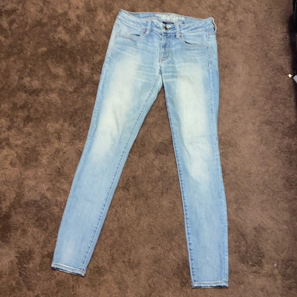 American Eagle Outfitters Denim - American Eagle womens size 6L light blue jeggings, next level stretch